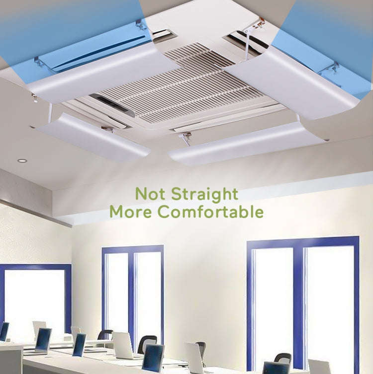 Single Piece Central Air Conditioning Wind Deflector Shield Air-Conditioning Anti Direct Blowing ...