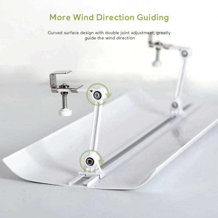 Single Piece Central Air Conditioning Wind Deflector Shield Air-Conditioning Anti Direct Blowing ...