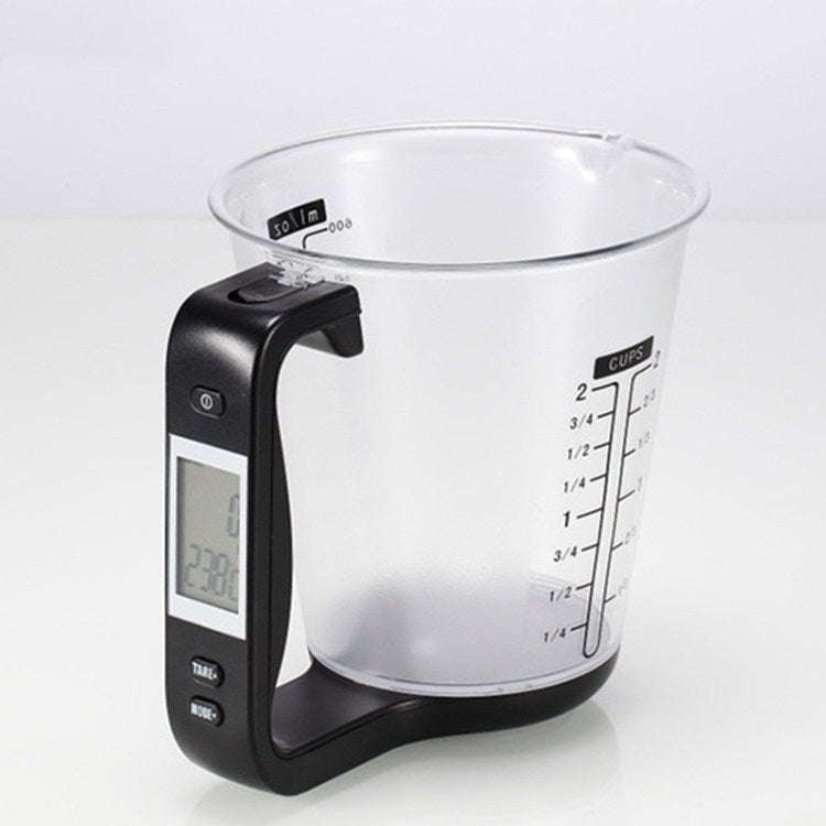 1000g / 1g Kitchen Electronic Scales Electronic Measuring Cup Baking DIY Measuring Tool, Red, Black