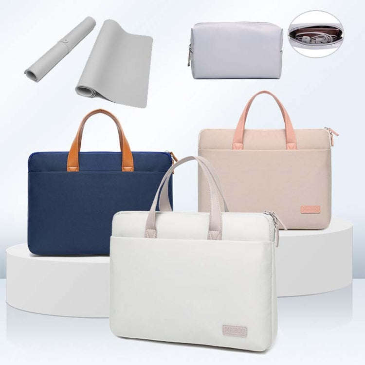 For MacBook 15.6-16.1 Inches MAHOO 10188 Ultra-Thin Hand Computer Bag Messenger Laptop Bag, Khaki...