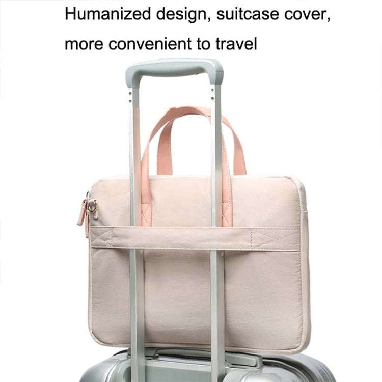 For MacBook 15.6-16.1 Inches MAHOO 10188 Ultra-Thin Hand Computer Bag Messenger Laptop Bag, Khaki...