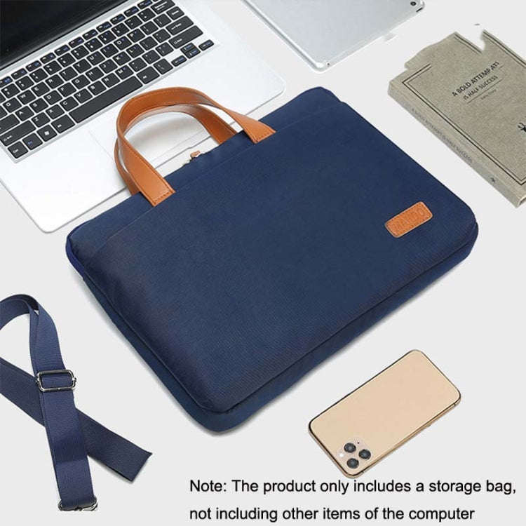 For MacBook 15.6-16.1 Inches MAHOO 10188 Ultra-Thin Hand Computer Bag Messenger Laptop Bag, Khaki...