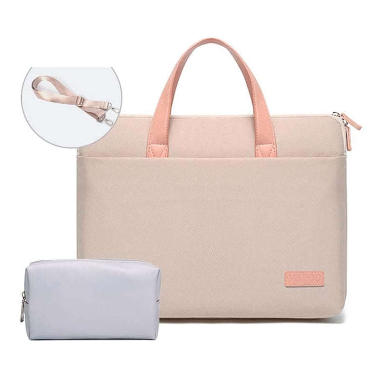 For MacBook 15.6-16.1 Inches MAHOO 10188 Ultra-Thin Hand Computer Bag Messenger Laptop Bag, Khaki...