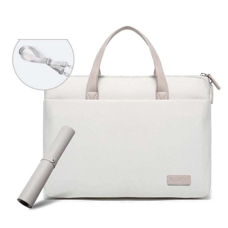 For MacBook 15.6-16.1 Inches MAHOO 10188 Ultra-Thin Hand Computer Bag Messenger Laptop Bag, Khaki...