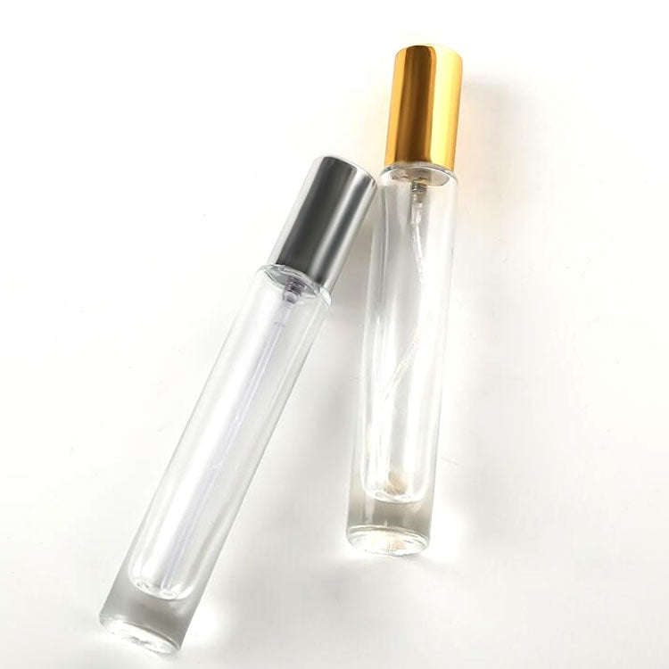 10 PCS Perfume Glass Bottle Transparent Glass Spray Empty Bottle Portable Sub-packing Travel Perf...