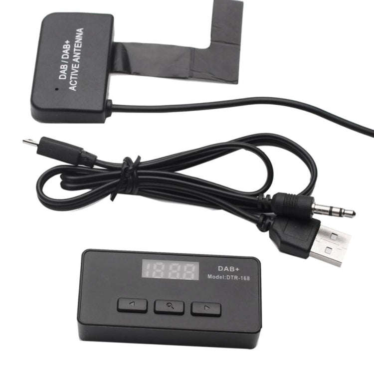 DAB+Digital Broadcasting Receiver Box Car DAB+Receiver Box with FM Forwarding, with FM Forwarding