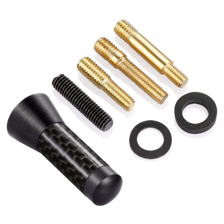 3.5cm Modified Metal Antenna Carbon Fiber Car Antenna Car Decorative Antenna, 3.5cm Modified Meta...