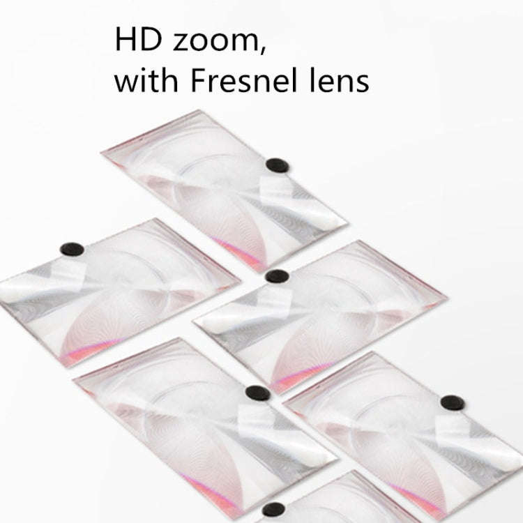Pull-out Mobile Phone Screen Magnifier 3D Video Desktop Mobile Phone Holder, 10 inch, 12 inch