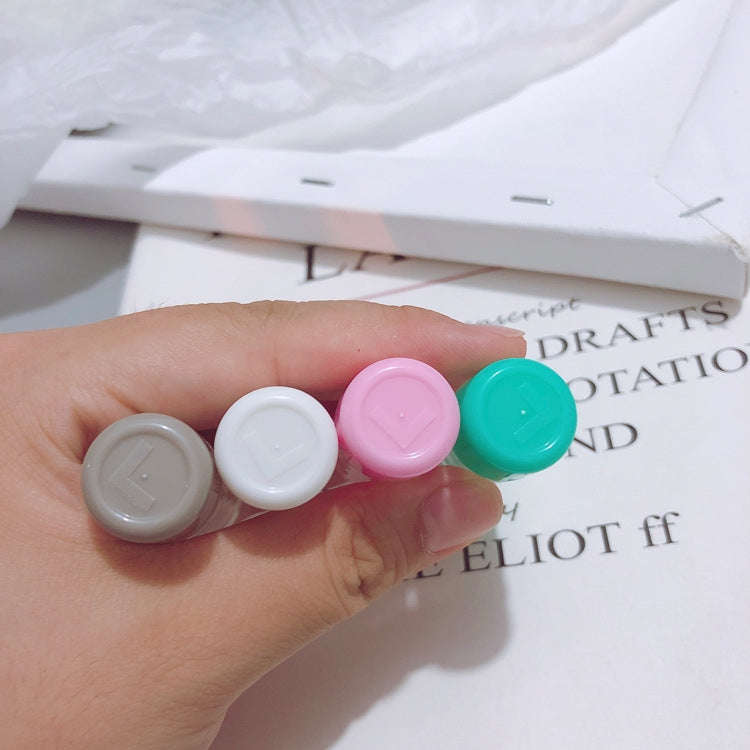 2pcs Contact Lens Companion Box Double Head Box RGP Rigid Glasses Case Random Colour, 2 PCS Conta...