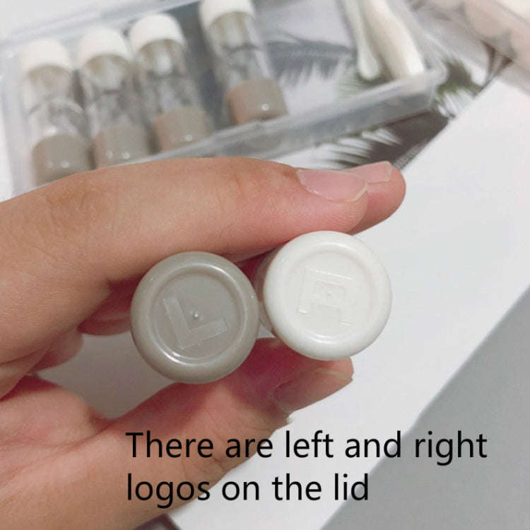2pcs Contact Lens Companion Box Double Head Box RGP Rigid Glasses Case Random Colour, 2 PCS Conta...