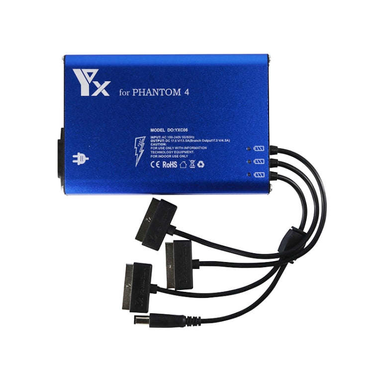 For DJI Phantom 4 Pro Advanced+ Charger  4 in 1 Hub Intelligent Battery Controller Charger, UK Pl...