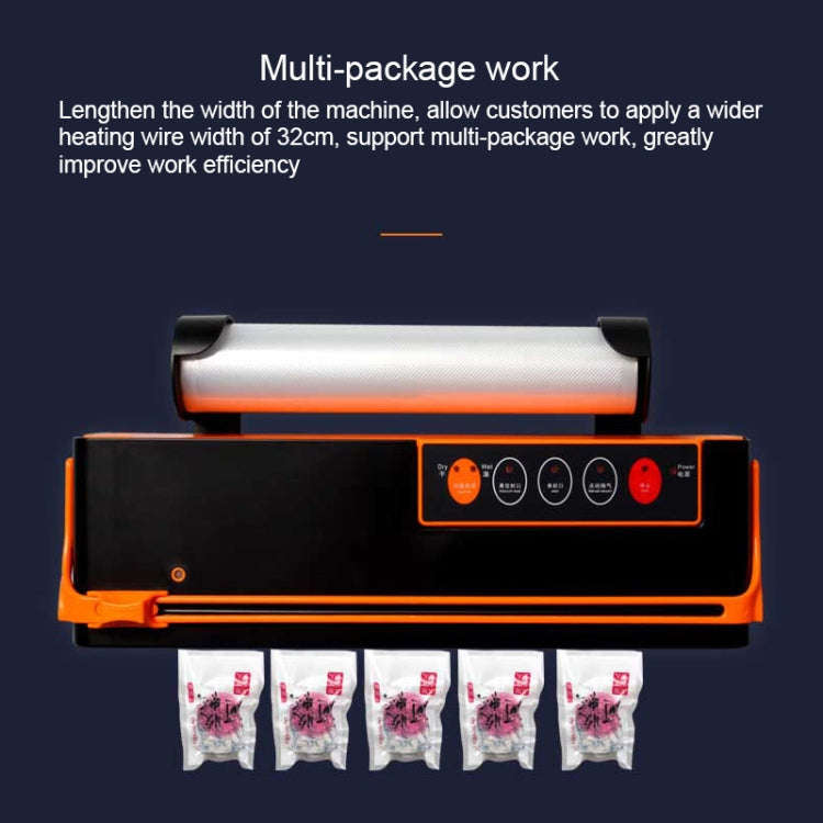 Household Food Machinery Vacuum Packaging Machine Nylon Composite Texture Vacuum Bag Sealing Mach...