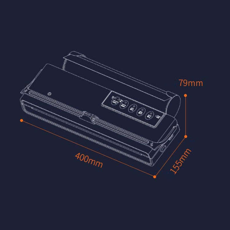 Household Food Machinery Vacuum Packaging Machine Nylon Composite Texture Vacuum Bag Sealing Mach...