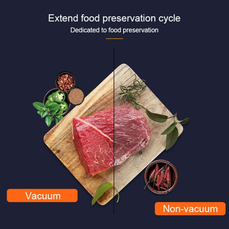 Household Food Machinery Vacuum Packaging Machine Nylon Composite Texture Vacuum Bag Sealing Mach...
