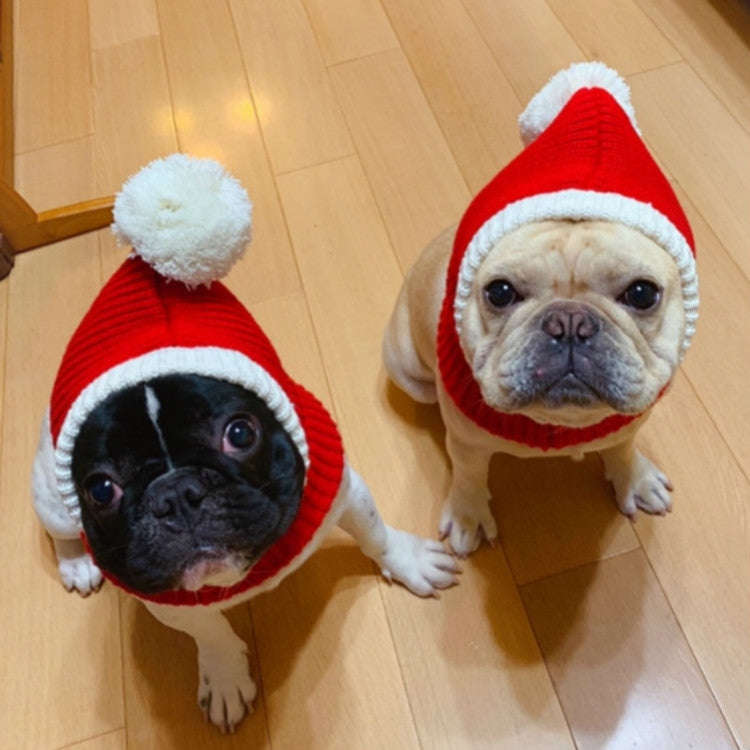 Pet Autumn & Winter Woolen Christmas Hat, XS, L, XL