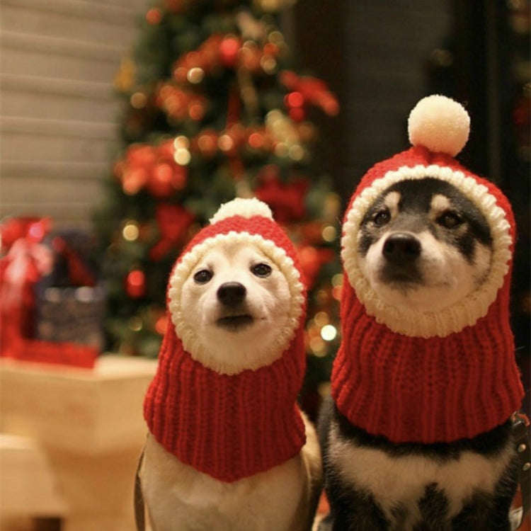 Pet Autumn & Winter Woolen Christmas Hat, XS, L, XL
