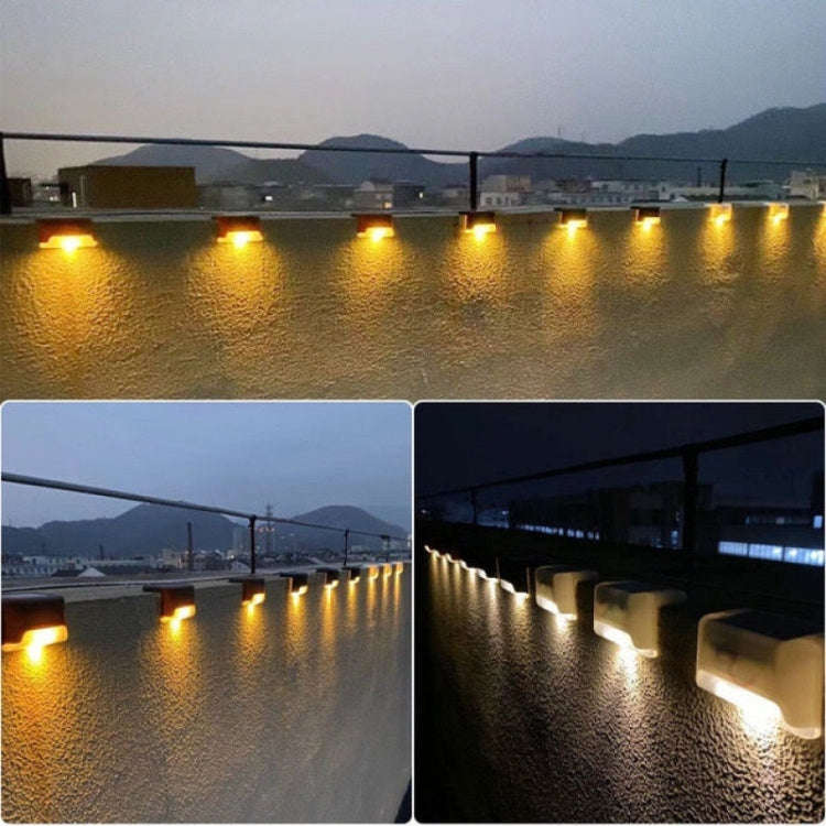 Solar Railing Light Staircase Light Outdoor Waterproof LED Step Light Garden Decoration Landscape...