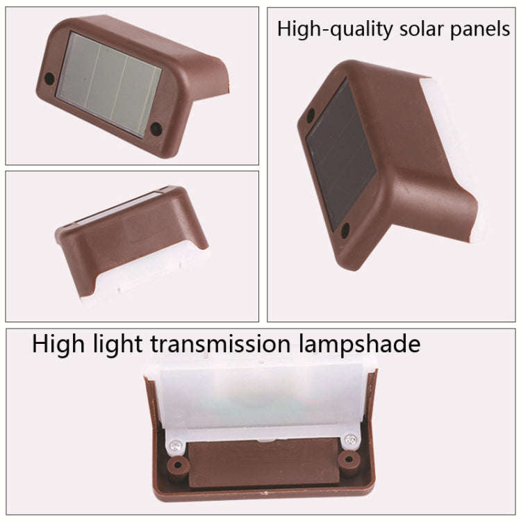 Solar Railing Light Staircase Light Outdoor Waterproof LED Step Light Garden Decoration Landscape...