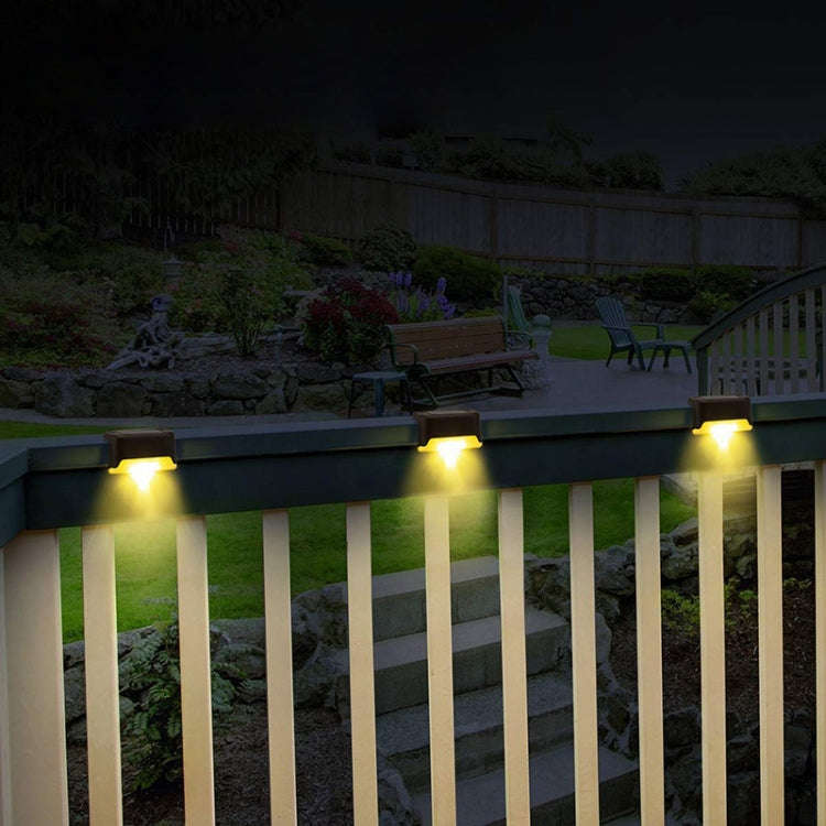 Solar Railing Light Staircase Light Outdoor Waterproof LED Step Light Garden Decoration Landscape...