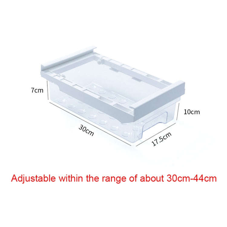 Refrigerator Storage Box Hanging Drawer Type Fresh-keeping Box Transparent Fruit & Vegetable Stor...