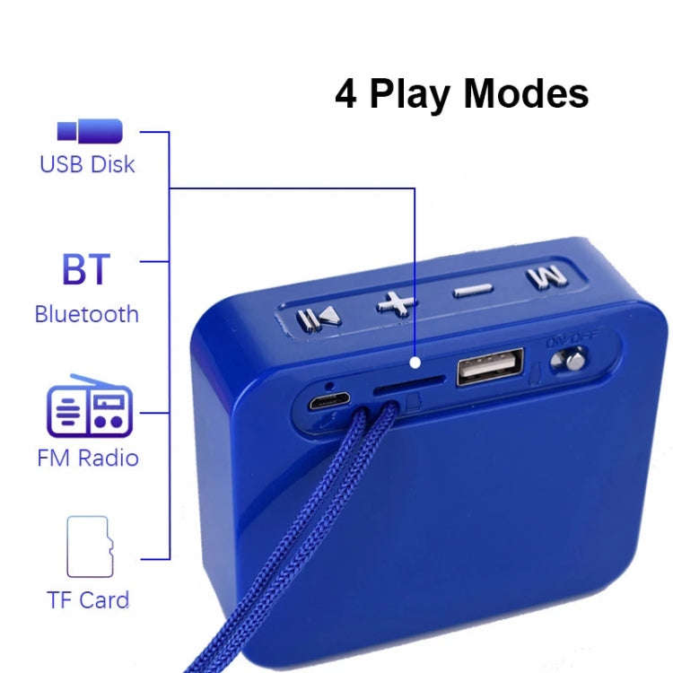 T&G TG166 Color Portable Wireless Bluetooth Small Speaker, Pink, Blue, Brown, Yellow, Black, Red,...