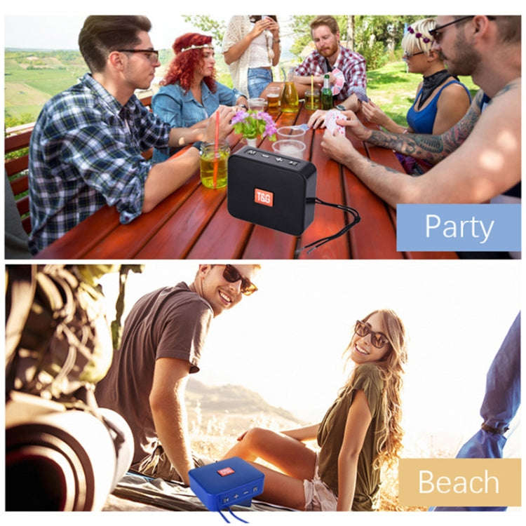 T&G TG166 Color Portable Wireless Bluetooth Small Speaker, Pink, Blue, Brown, Yellow, Black, Red,...