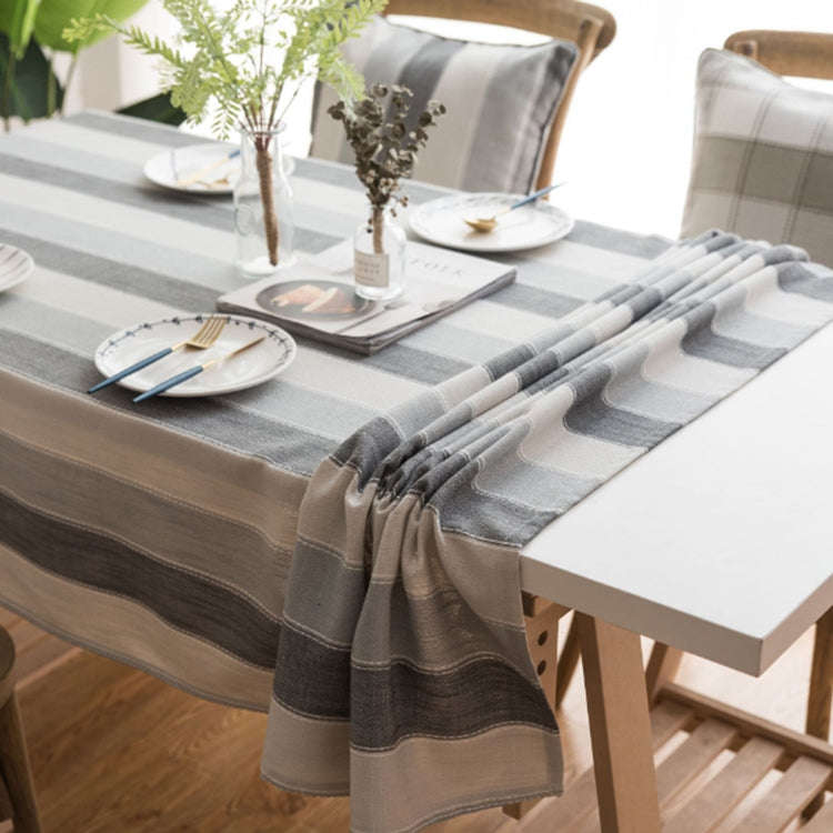 Cover Cloth Towel For The Rectangular Striped Coffee Table Round Table Dining Table, 60x60cm, 90x...
