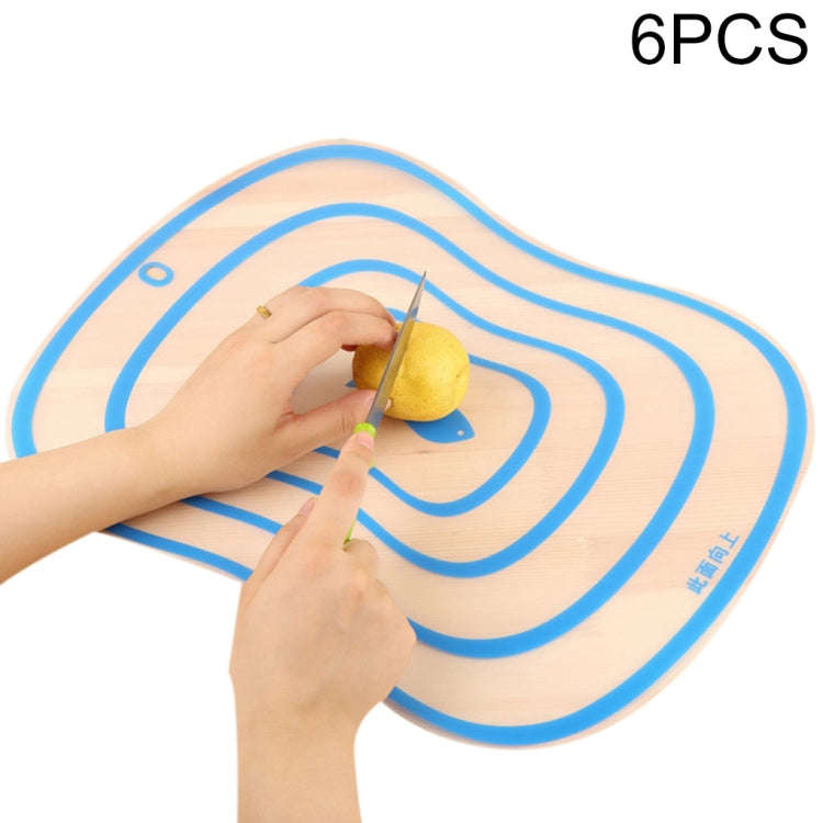 6 PCS Kitchen Chopping Blocks Flexible Transparent PP Cutting Boards, S(20x14.8cm), M(30.5x23.5cm...