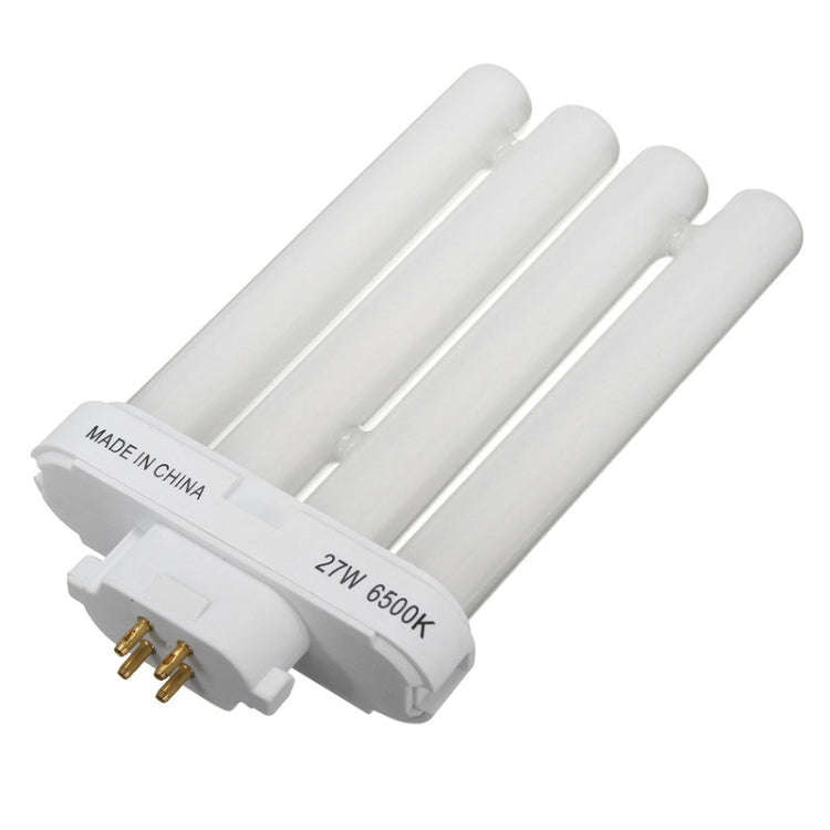 4 Rows Light Bulb 27W 6500K 4PinTube Compact Fluorescent Light Tube Energy Saving Lamp Bulb Tube ...