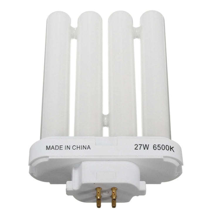 4 Rows Light Bulb 27W 6500K 4PinTube Compact Fluorescent Light Tube Energy Saving Lamp Bulb Tube ...