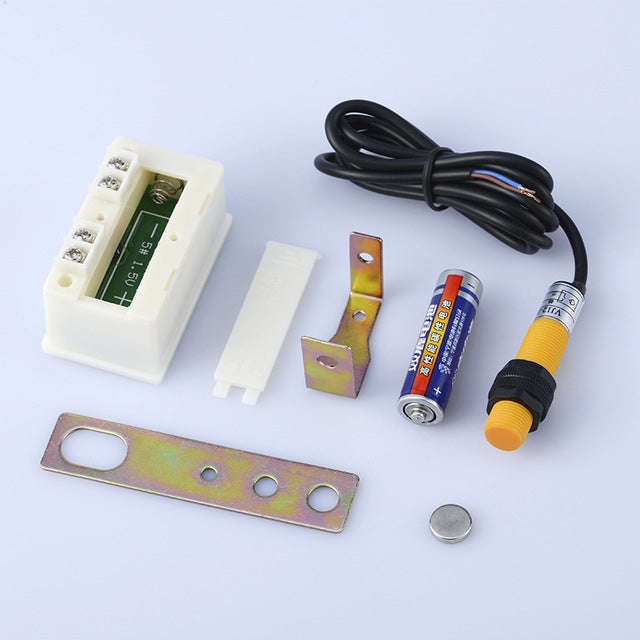 LCD Digital Display Punch Magnetic Induction Reciprocating Rotary Electronic Counter, Electronic ...