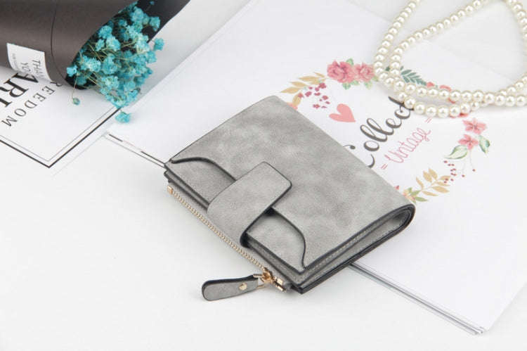 Leather Women Hasp Small Slim Coin Pocket Purse Cards Holders Wallet