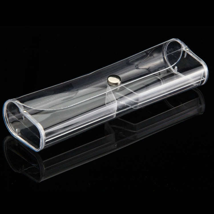 Crystal Reading Glasses Case PVC Transparent Plastic Polarized Glasses Case