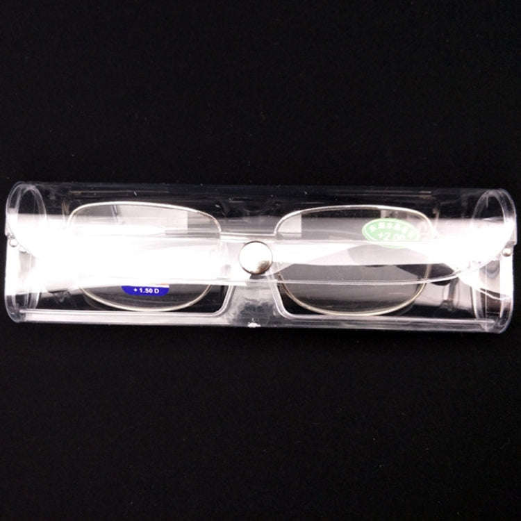 Crystal Reading Glasses Case PVC Transparent Plastic Polarized Glasses Case