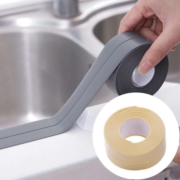 Durable PVC Material Waterproof Mold Proof Adhesive Tape  Kitchen Bathroom Wall Sealing Tape, 3.8...