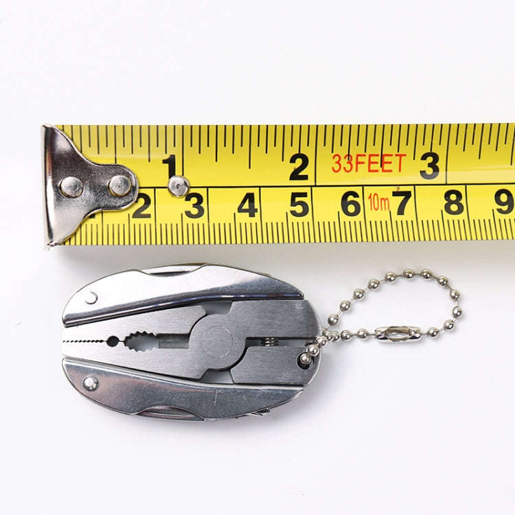 Portable Multifunction Folding Plier Stainless Steel Foldaway Knife Keychain Screwdriver, Knife K...