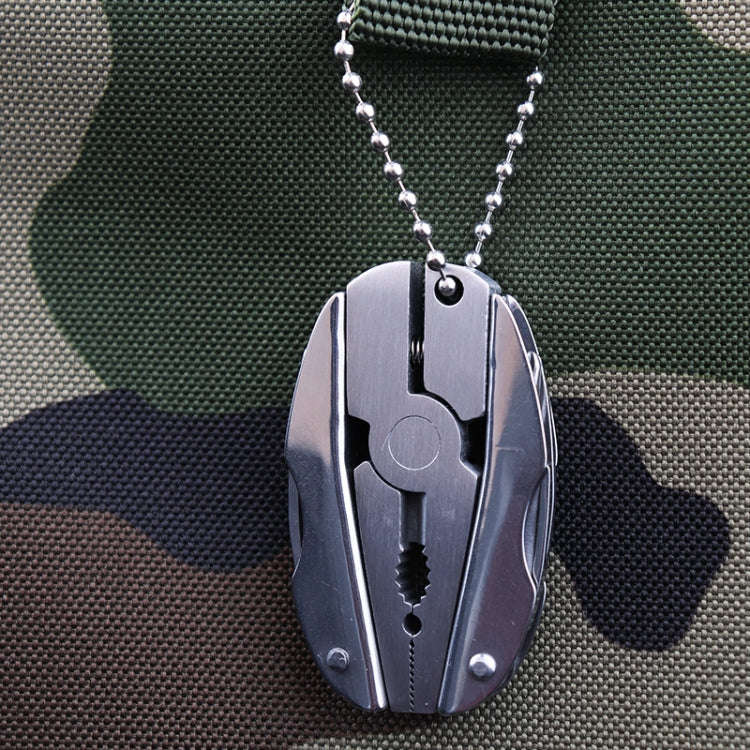Portable Multifunction Folding Plier Stainless Steel Foldaway Knife Keychain Screwdriver, Knife K...