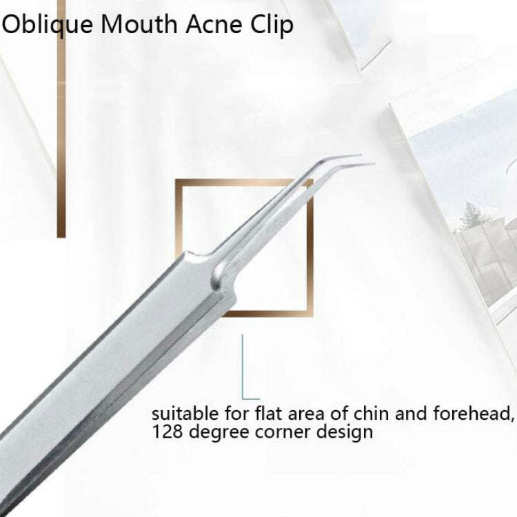 5pcs /Set Acne Needle Stainless Steel Acne Clamp Squeeze Acne Blackhead Tool, 5 in 1