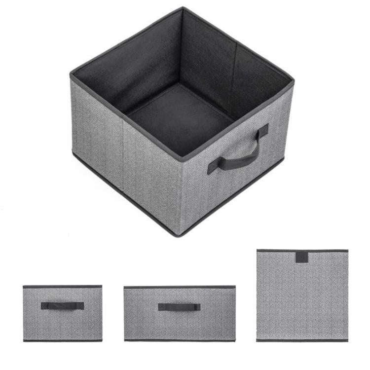 Non-woven Drawer Storage Box Square Uncovered Clothing Debris Sorting Box, 16L, 23L, 29L