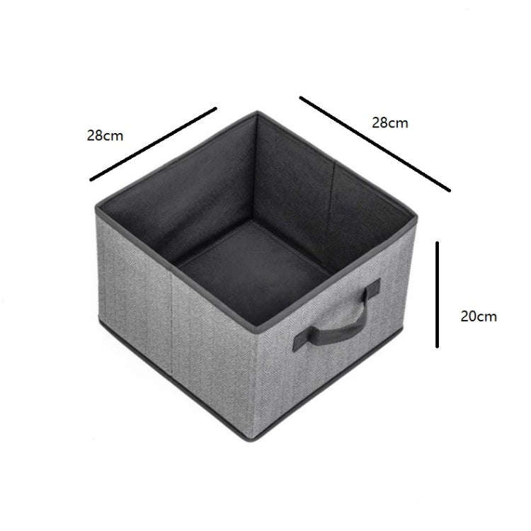 Non-woven Drawer Storage Box Square Uncovered Clothing Debris Sorting Box, 16L, 23L, 29L