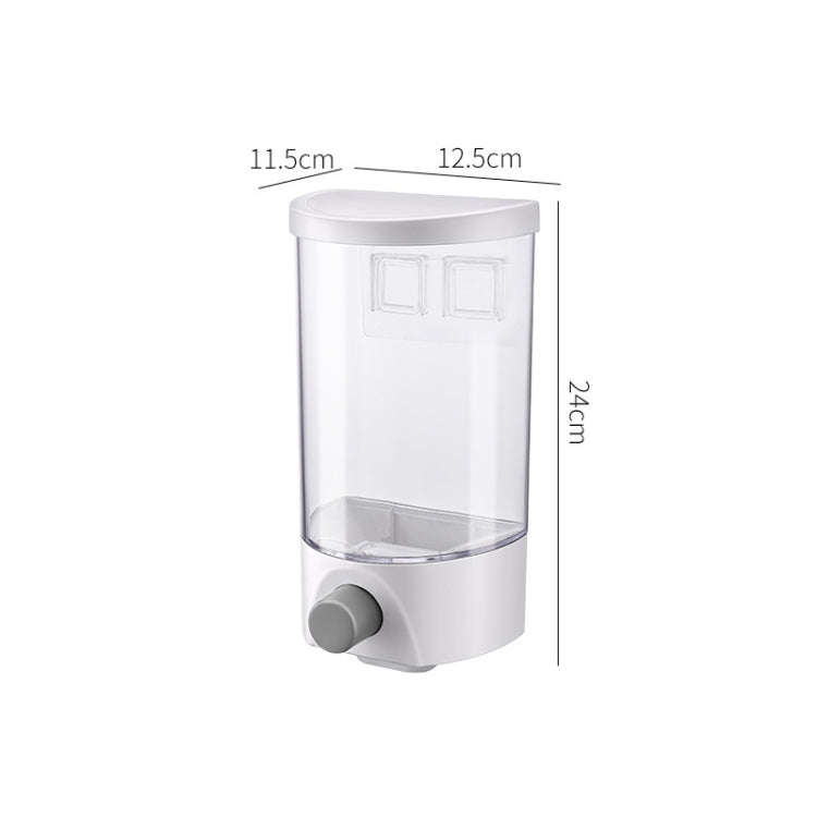 Wall-Mounted Miscellaneous Grain Storage Box Kitchen Large-Capacity Push-Type Sealed Tank, Medium...