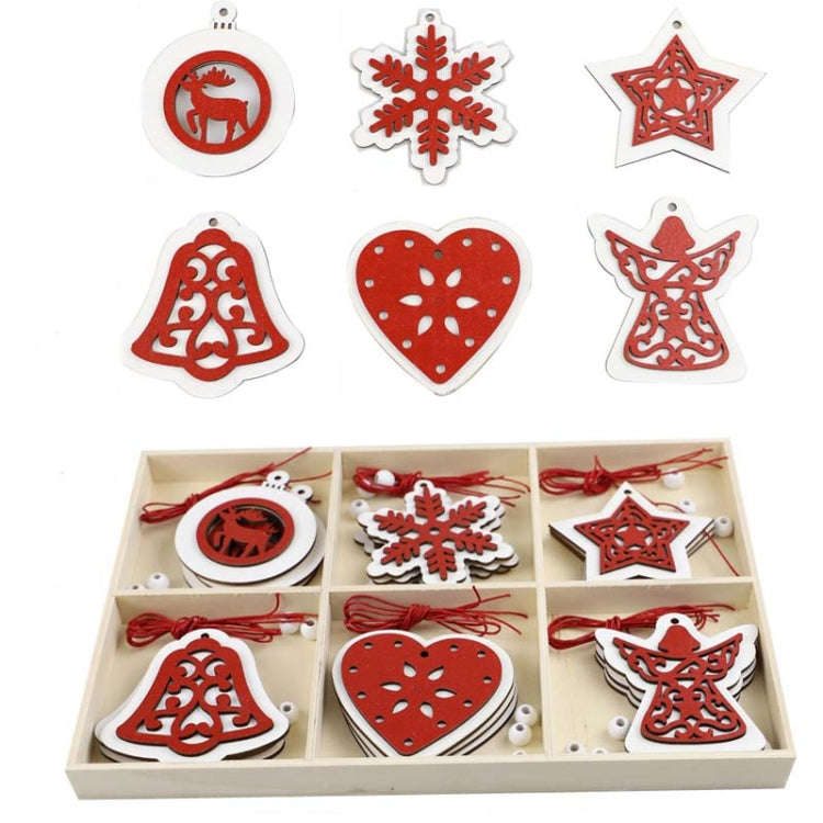 Christmas Creative DIY Decoration Gift Set  Handmade Wood Chip Pendant, JM02027, JM02028, JM02029...