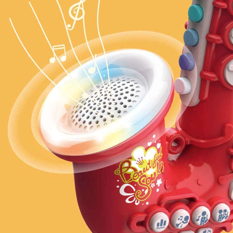 Children Early Education Puzzle Playing Simulation Musical Instrument, 6806 Trumpet-Red, 6806 Tru...