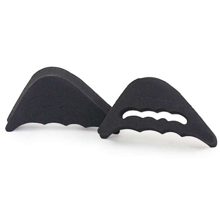 1 Pair Thickened Reduced Size Detachable Corrugated Soft Summer Forefoot Pad Toe Plug, Random Col...