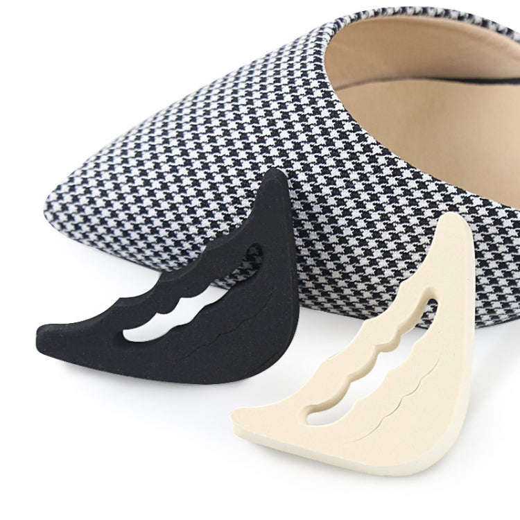 1 Pair Thickened Reduced Size Detachable Corrugated Soft Summer Forefoot Pad Toe Plug, Random Col...