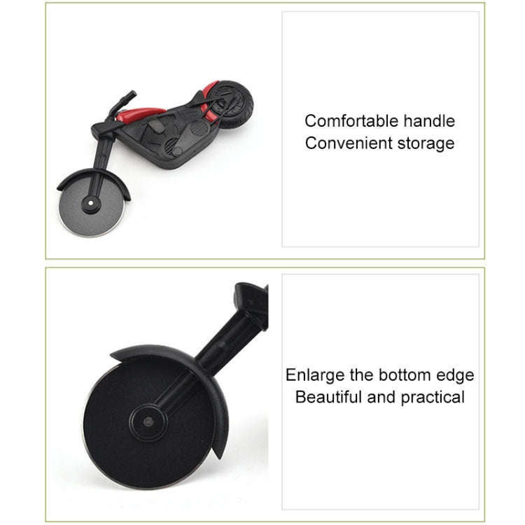 Stainless Steel Motorcycle Shape Pizza Cutter Roller Cutting Pizza Tool, Motorcycle