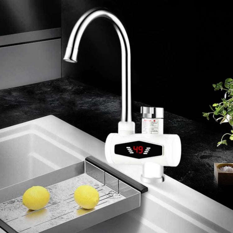 Dynamic Digital Display Instant Heating Electric Hot Water Faucet Kitchen&Domestic Hot&Cold Water...