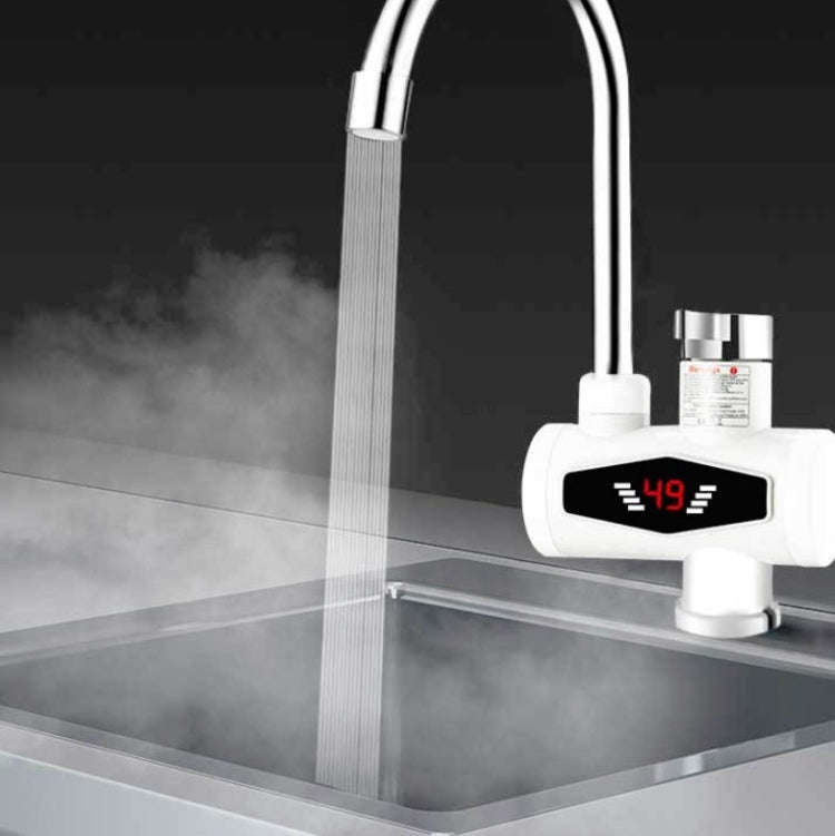 Dynamic Digital Display Instant Heating Electric Hot Water Faucet Kitchen&Domestic Hot&Cold Water...