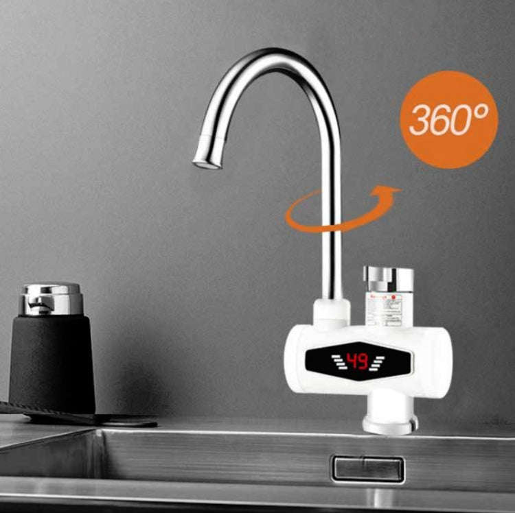 Dynamic Digital Display Instant Heating Electric Hot Water Faucet Kitchen&Domestic Hot&Cold Water...