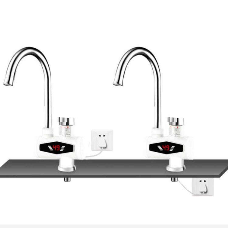Dynamic Digital Display Instant Heating Electric Hot Water Faucet Kitchen&Domestic Hot&Cold Water...